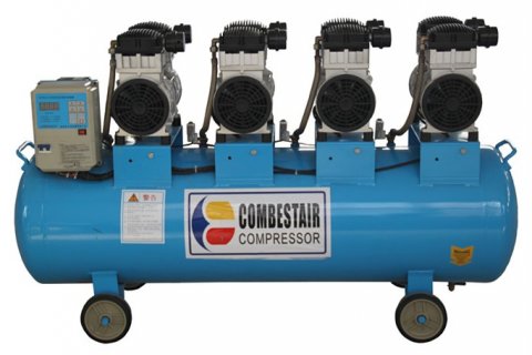 Silent oil-free air compressor