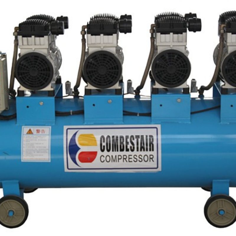 Silent oil-free air compressor