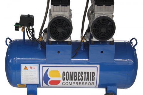 Oil free air compressor (double head), low noise, clean air