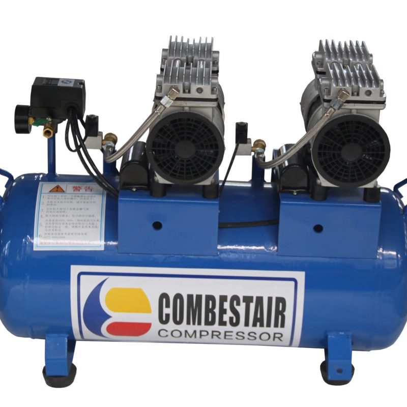 Oil free air compressor (double head), low noise, clean air