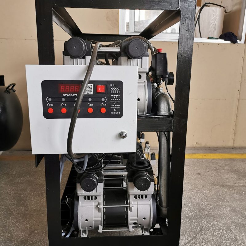 Silent oil-free air compressor