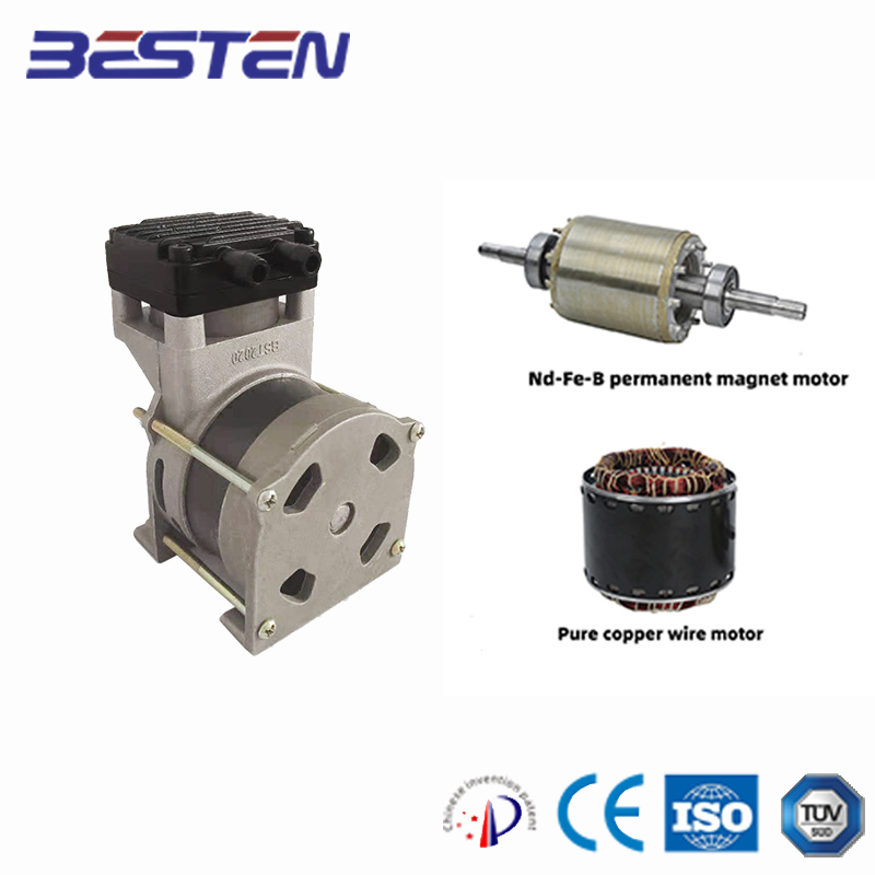 BSTEN特种空压机活塞式耐高温无油空压机直流DC12V/24V/36V/48V/60V/72V/96V/110V/270V/540V耐用BST60DC