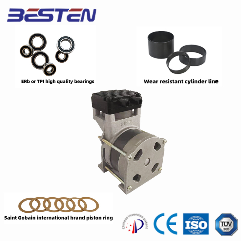 BSTEN特种空压机活塞式耐高温无油空压机直流DC12V/24V/36V/48V/60V/72V/96V/110V/270V/540V耐用BST60DC