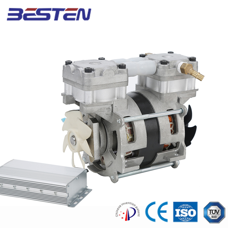 BSTEN特种空压机直流DC12V/24V/36V/48V/60V  军工用 高端特小型无油空压机BST80/5DC