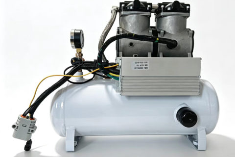 12V24V直流整机无油空压机车载改装打气泵新能源带气罐